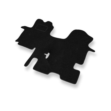 Alfombrillas de fieltro para Renault Trafic II (3 plazas) (2001-2014) - alfombras para coche - negro - DGS Autodywan