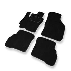 Alfombrillas de velour para Hyundai Atos I (1997-2004) - alfombras para coche - negro - DGS Autodywan