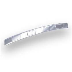 Protector de acero para parachoques trasero para Honda Civic X Berlina (4 puertas) - (2016-2021) - Croni - 4 Trapecio - plateado (satinado)
