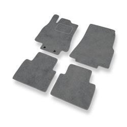 Alfombrillas de velour para Mercedes-Benz Classe A W169 (2004-2012) - alfombras para coche - gris - DGS Autodywan