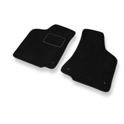 Alfombrillas de velour para Volkswagen Caddy II (1996-2004) - alfombras para coche - negro - DGS Autodywan