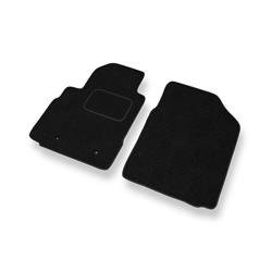 Alfombrillas de fieltro para Toyota Yaris I (3 puertas) (1999-2005) - alfombras para coche - negro - DGS Autodywan