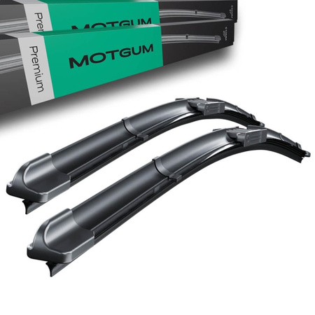 Escobillas limpiaparabrisas para la luna delantera para Nissan Terrano II SUV (1993-2007) - Motgum - escobillas planas Premium