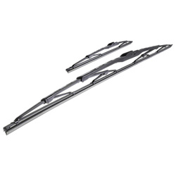 Escobillas limpiaparabrisas para la luna delantera para Toyota Yaris II Hatchback (08.2005-07.2011) - Motgum - escobillas estándar
