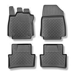 Alfombrillas de TPE para Renault Clio IV Hatchback (10.2012-08.2019) - alfombras para coche - Aristar - Guardliner - conjunto - 4 pcs