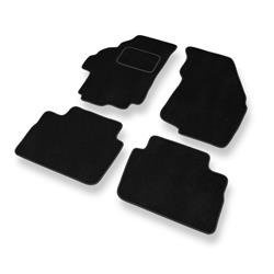 Alfombrillas de velour para Suzuki Liana (2001-2007) - alfombras para coche - negro - DGS Autodywan