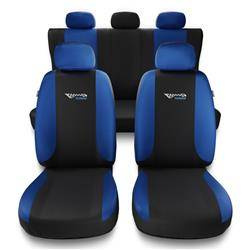 Fundas universales para asientos de coche para Peugeot 206 (1998-2012) - Auto-Dekor - Tuning - azul