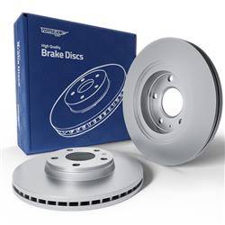 2x Discos de freno para Audi A4 B5 Avant, Berlina (1994-2001) - ventilado - 280mm - Tomex - TX 70-21 (eje trasero)