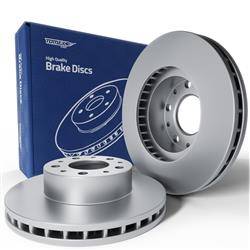 2x Discos de freno para Opel Movano C Furgoneta (2021-2023) - ventilado - 280mm - Tomex - TX 70-95 (eje delantero)