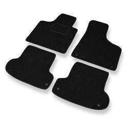 Alfombrillas de fieltro para Audi A3 II 8P (2003-2012) - alfombras para coche - negro - DGS Autodywan