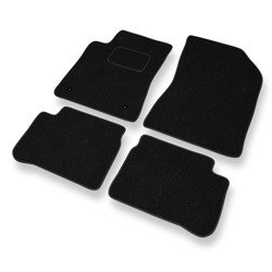 Alfombrillas de fieltro para Citroen C3 III (2016-....) - alfombras para coche - negro - DGS Autodywan