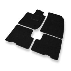 Alfombrillas de fieltro para Dacia Duster (2018-....) - alfombras para coche - negro - DGS Autodywan