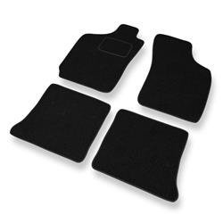 Alfombrillas de fieltro para Fiat Palio (1996-2004) - alfombras para coche - negro - DGS Autodywan