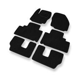 Alfombrillas de fieltro para Ford Galaxy III (2006-2015) - alfombras para coche - negro - DGS Autodywan