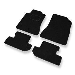 Alfombrillas de fieltro para Ford Mustang VI (2014-....) - alfombras para coche - negro - DGS Autodywan