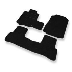 Alfombrillas de fieltro para Honda CR-V III (2007-2012) - alfombras para coche - negro - DGS Autodywan