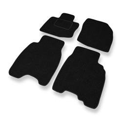 Alfombrillas de fieltro para Honda Civic VIII (3 puertas, 5 puertas) (2006-2011) - alfombras para coche - negro - DGS Autodywan