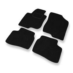 Alfombrillas de fieltro para Kia Ceed I (2006-2012) - alfombras para coche - negro - DGS Autodywan