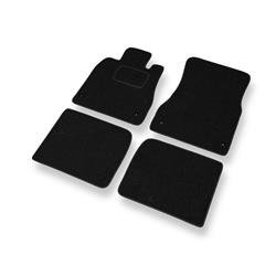 Alfombrillas de fieltro para Lexus LS III XF30 (2000-2006) - alfombras para coche - negro - DGS Autodywan