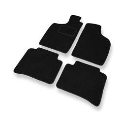 Alfombrillas de fieltro para Nissan Navara D22 (1997-2005) - alfombras para coche - negro - DGS Autodywan