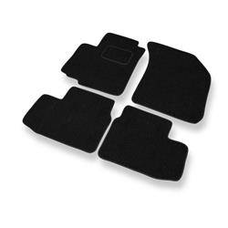 Alfombrillas de fieltro para Opel Agila B (2008-2014) - alfombras para coche - negro - DGS Autodywan