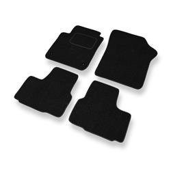 Alfombrillas de fieltro para Seat Mii I (2011-2019) - alfombras para coche - negro - DGS Autodywan