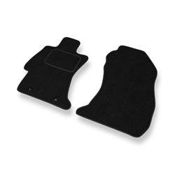 Alfombrillas de fieltro para Subaru XV (2012-2017) - alfombras para coche - negro - DGS Autodywan