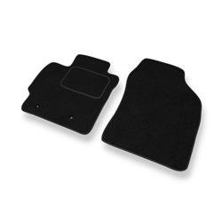 Alfombrillas de fieltro para Toyota Auris I (2007-2012) - alfombras para coche - negro - DGS Autodywan