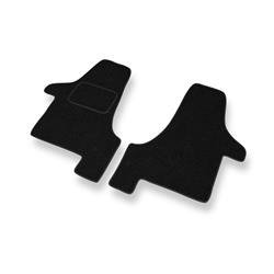 Alfombrillas de fieltro para Volkswagen Transporter T5 (2003-2015) - alfombras para coche - negro - DGS Autodywan