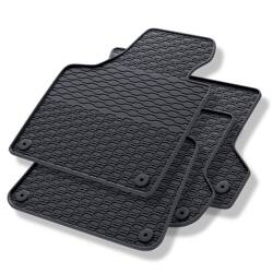 Alfombrillas de goma para Audi A3 8P (2003-2012) - alfombras para coche - negro - Geyer & Hosaja - 839/4C