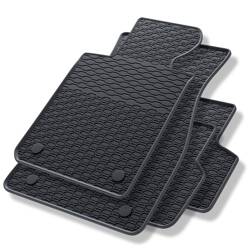 Alfombrillas de goma para BMW 5 G30, G31 (2017-....) - alfombras para coche - negro - Geyer & Hosaja - 895/4C