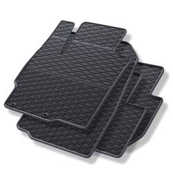 Alfombrillas de goma para Citroen C-Crosser (2007-2012) - alfombras para coche - negro - Geyer & Hosaja - 856/4C