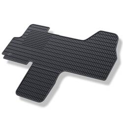 Alfombrillas de goma para Citroen Jumper II (2006-2015) - alfombras para coche - negro - Geyer & Hosaja - 846/1C