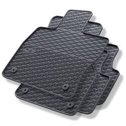 Alfombrillas de goma para Cupra Formentor (2020-....) - alfombras para coche - negro - Geyer & Hosaja - 815/4C