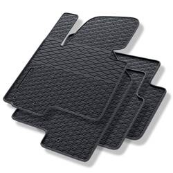 Alfombrillas de goma para Hyundai ix35 (2009-2015) - alfombras para coche - negro - Geyer & Hosaja - 830/4C