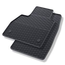 Alfombrillas de goma para Mercedes-Benz Citan (2012-2021) - alfombras para coche - negro - Geyer & Hosaja - 838/2C