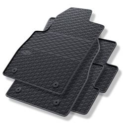 Alfombrillas de goma para Opel Cascada (2013-2019) - alfombras para coche - negro - Geyer & Hosaja - 801/4C