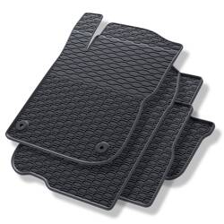 Alfombrillas de goma para Peugeot 208 (2012-2018) - alfombras para coche - negro - Geyer & Hosaja - 859/4C