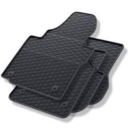 Alfombrillas de goma para Volkswagen Caddy III (2004-2015) - alfombras para coche - negro - Geyer & Hosaja - 843/4C