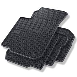 Alfombrillas de goma para Volkswagen Golf IV (1997-2006) - alfombras para coche - negro - Geyer & Hosaja - 816/4C