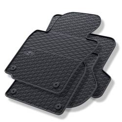 Alfombrillas de goma para Volkswagen Jetta V (2005-2010) - alfombras para coche - negro - Geyer & Hosaja - 805/4C