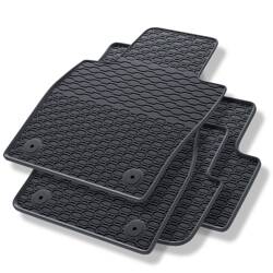 Alfombrillas de goma para Volkswagen T-Cross (2018-....) - alfombras para coche - negro - Geyer & Hosaja - 889/4C