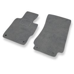 Alfombrillas de velour para BMW Z3 I E36 (1995-2003) - alfombras para coche - gris - DGS Autodywan