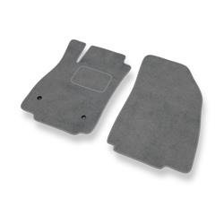 Alfombrillas de velour para Chevrolet Trax (2012-....) - alfombras para coche - gris - DGS Autodywan