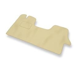 Alfombrillas de velour para Citroen Jumper II (2006-....) - alfombras para coche - beige - DGS Autodywan