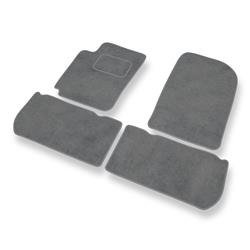 Alfombrillas de velour para Citroen Xsara Picasso (1999-2011) - alfombras para coche - gris - DGS Autodywan