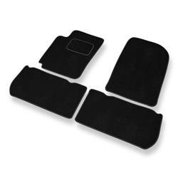 Alfombrillas de velour para Citroen Xsara Picasso (1999-2011) - alfombras para coche - negro - DGS Autodywan