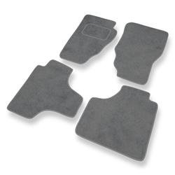 Alfombrillas de velour para Dodge Nitro (2007-2011) - alfombras para coche - gris - DGS Autodywan