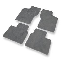 Alfombrillas de velour para Fiat Brava (1995-2001) - alfombras para coche - gris - DGS Autodywan