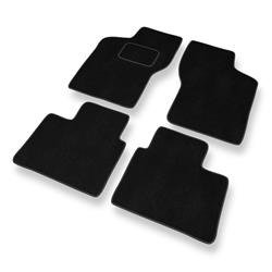 Alfombrillas de velour para Fiat Brava (1995-2001) - alfombras para coche - negro - DGS Autodywan